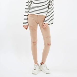 High Waisted Ankle Grazer Moto Jaime Pants TALL